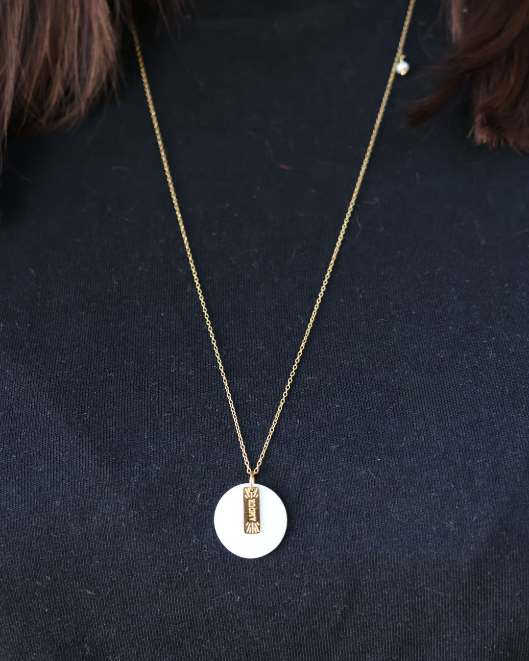 Collier nacre amour - Lya