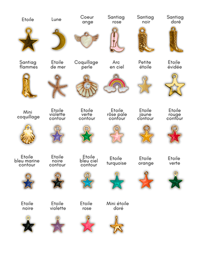 Broche charms personnalisé