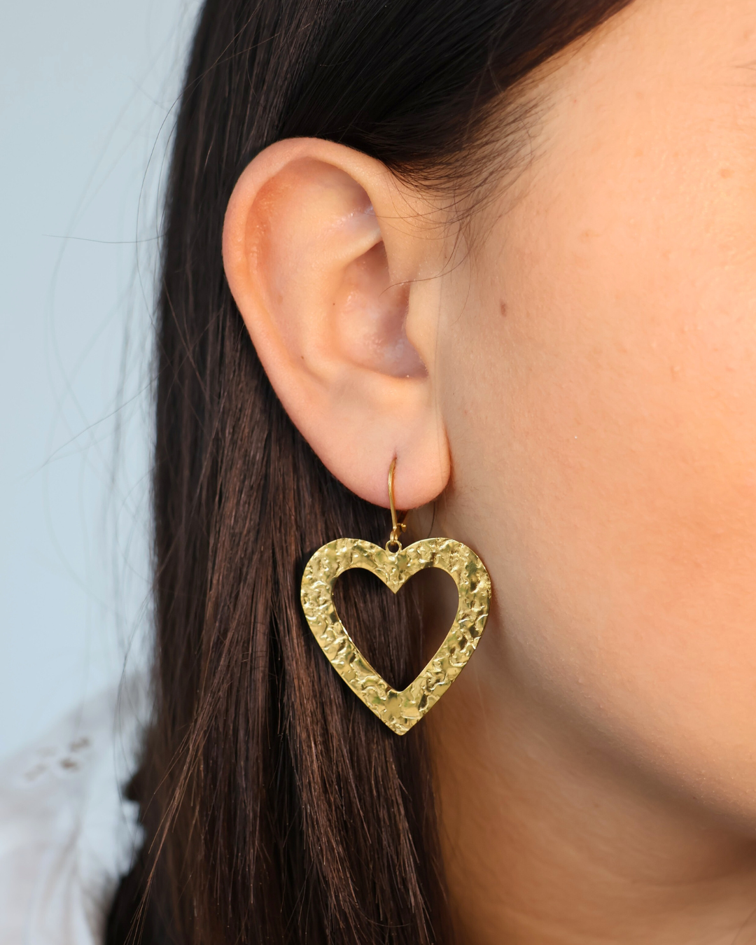 Boucles d'oreilles coeur - Lyvia