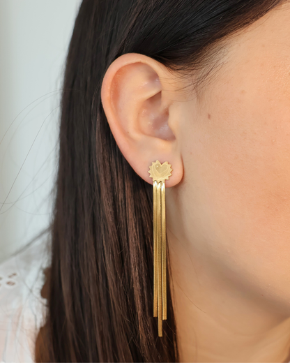 Boucles d'oreilles coeur ex voto - Aimée