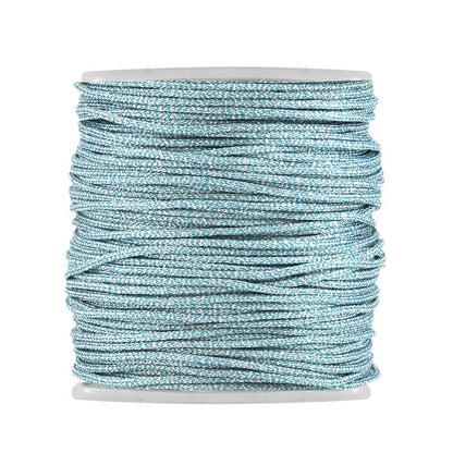 Bracelet trèfle à cordon paillettes - Abby