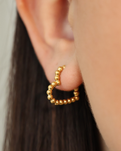 Boucles d'oreilles coeur - Agathe