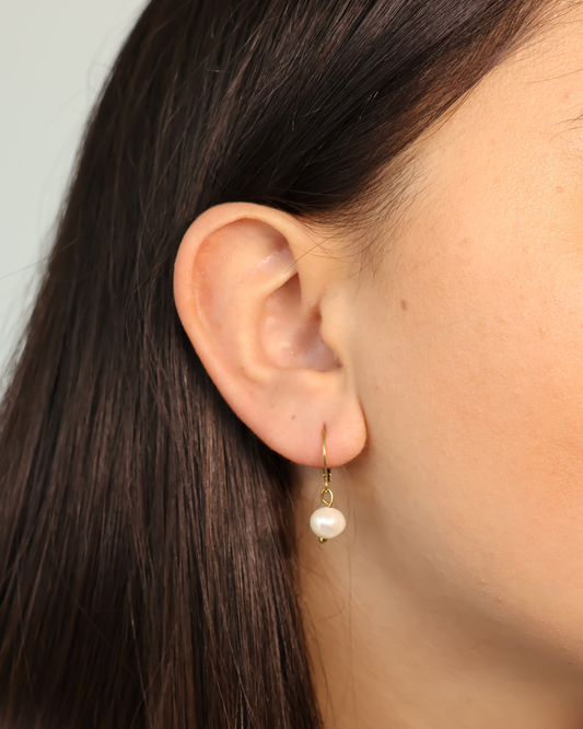 Boucles d'oreilles perles d'eau douces - Hannah